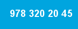 978 320 20 45 978 320 20 45